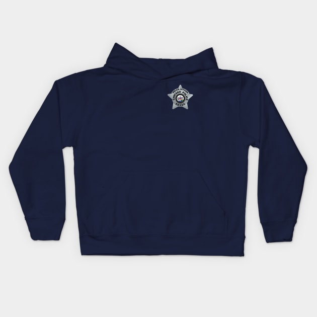 CHICAGO P.D. - BADGE - 58324 - POLICE OFFICER - SEAN ROMAN Kids Hoodie by emilybraz7